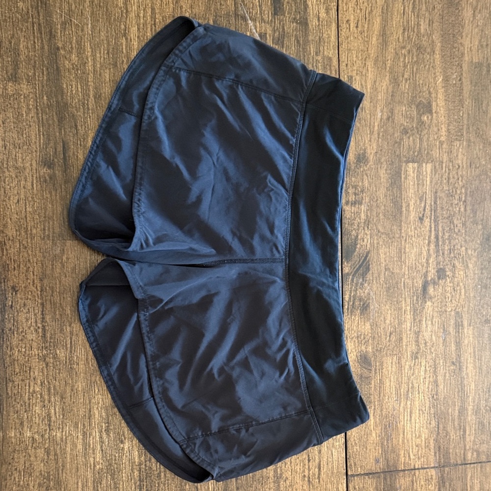 Black Lululemon Speed Up Athletic Shorts 2.5 inseam size 10